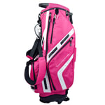 VHGYU Golf Bags Pink Golf Stand Bag 11-way Top Golf Travel Case Organizer Golf Sports Accessories Stand Bag Premium Construction (Color : Pink, Size : As shown)