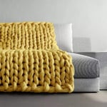 YZJJ Chunky Knit Throw Blanket - Bed Or Sofa Decor A Beautiful Chunky Blanket for Any Room - Breathable - Cozy Blanket - Modern Bedding - Soft Blankets - Bedroom Decor
