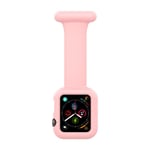 Apple Watch 42/44/45 mm skal sjuksköterskeklocka rosa