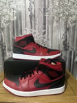 Nike Air Jordan 1 Mid Gym Red Men’s Size UK 10 EUR 45 US 11 (554724-660)
