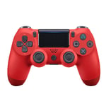 HALASHAO Ps4 Controller, Wireless Controller For Ps4 Controller Gamepad Dual Vibration Shock 6-axis Turbo Rechargable Remote Controller,Red,Snowflake