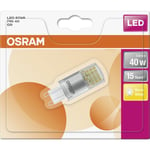 OSRAM Ledvance LED PIN 3.8W/40W/827 clear G9 Lamppu