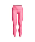Under Armour Womenss HeatGear Leggings in Pink - Size UK 16-18 (Womens)