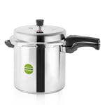 12L Pressure Cooker Lightweight Aluminium Casserole Stock Pot Kitchen Catering