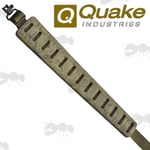 Quake 'The Claw' QD Swivel OD Camo Rifle  Shotgun Sling QR SURE GRIP PAD Swivels