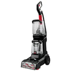 BISSELL PowerClean 2X Carpet Cleaner | Lightweight Carpet Washer with Two-Tank Technology & Long Hose | Carpets dry in 45 minutes* | 3112E | 4.7L | Charcoal/ Red