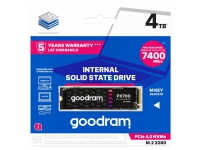 Goodram PX700 SSD SSDPR-PX700-04T-80 intern solid state drev M.2 4,1 TB PCI Express 4.0 3D NAND NVMe