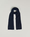 Le Bonnet Lambswool/Caregora Scarf Midnight