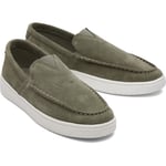 TOMS TRVL LITE 2.0 Grey 100% Cow Leather Male Slip On Mens Shoes