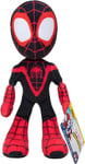 Spidey and His Amazing Friends SNF0002 Spiderman Soft Toy ,Black,20Cm