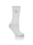 Heat Holders Venice Core Lite Heel & Toe Socks - Silver Grey, Grey, Women