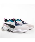 Puma Thunder Rive Gauche Womens Synthetic Lace Up Trainers 369452 01 - White - Size UK 5