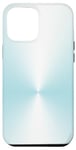 Coque pour iPhone 12 Pro Max Couleur bleu poudré simple minimaliste
