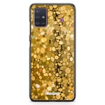 Samsung Galaxy A51 Skal - Stained Glass Guld