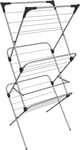 Vileda Sprint 3-Tier Clothes Airer, Indoor Clothes Drying Rack with 20 m Washin