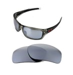 NEW POLARIZED REPLACEMENT SILVER ICE LENS FOR OAKLEY STRAIGHTLINK SUNGLASSES