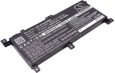Kompatibelt med Asus VivoBook X556UB-XX013T, 7.6V, 5000 mAh