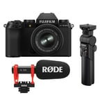Fujifilm X-S20 with XC 15-45mm, TG-BT1 Grip and Rode Video Mic Go