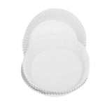 (White)50PCS Air Fryer Disposable Paper Liner Non Stick Fryer Baking Paper For