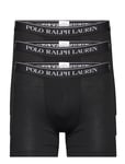 Stretch-Cotton Boxer Brief 3-Pack Boxerkalsonger Black Polo Ralph Lauren Underwear