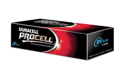 Duracell 9V Procell Battery (Pack of 10)