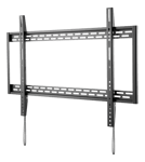 Deltaco Heavy-duty Fixed TV Wall mount, 60-100", curved and flat panel, 100kg, black