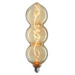 Klick-dimbar LED lampa Triple Gold 1800K 250lm E27 4W