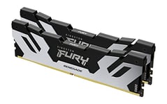 Kingston Fury Renegade DDR5 Silver/Black XMP 48GB 6400MT/s CL32 DIMM Desktop Gaming Memory (Kit of 2) - KF564C32RSK2-48