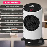 900w Portable Remote Control Heater Ceramic Electric Heating Fan B Lcd Section