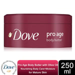 Dove Pro Age Body Butter Nourishing Body Care+Moisture with Olive Oil, 250ml