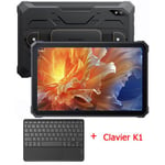 Blackview Active 8 Tablette Tactile Incassable 10.36 2.4K FHD+ 12Go+128Go 22000mAh(33W) 16MP+13MP Android 13 Noir Avec Clavier K1