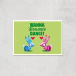 Viva Pinata Wanna Romance Dance Rabbit Art Print Giclee Art Print - A2 - Print Only