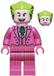 DC Super Heroes Batman LEGO Minifigure The Joker Pink Suit 76188 Minifig Rare