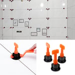 100pcs Tile Leveling Equalizer Locator Leveler System Kit Wrench Reusable