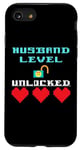 iPhone SE (2020) / 7 / 8 Funny Saying Husband Level Unlocked Wedding Groom Men Joke Case
