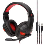 Filaire USB LED 3,5 mm Gaming Headset Casque avec micro pour PS4 / XBOX / ONE