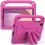 Lenovo Tab M8 (4th Gen) Stöttåligt skal/fodral med handtag - Perfekt för barn, rosa