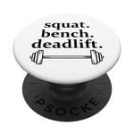 Powerlifting Weight Lifting Squat Bench PopSockets Swappable PopGrip