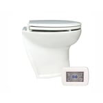 Jabsco El-toalett Deluxe Flush 14'', Vinklad, Pump, 24v