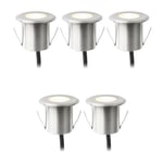 Dexter Decklight 5-pack LED 3000K 5x0,5W Aluminium Lightson