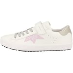 Geox J Kilwi Girl Sneaker, White Pink, 8.5 UK Child