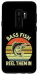 Galaxy S9+ Bass Fish reel them in Perch Fish Fishing Angler Predator Case