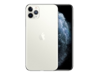 Apple iPhone 11 Pro Max - 4G smartphone - dobbelt-SIM / Internminne 64 GB - OLED-display - 6.5 - 2688 x 1242 piksler - 3x bakkamera 12 MP, 12 MP, 12 MP - front camera 12 MP - sølv