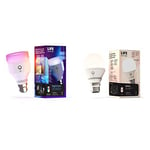LIFX Nightvision A60 1200 Lumens [B22 Bayonet Cap], Full Colour with Infrared, WiFi Smart LED & White [B22 Bayonet Cap], 800 Lumens, Wi-Fi Smart LED Light Bulb, Warm White, Dimmable