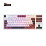 RK ROYAL KLUDGE Clavier Gamer/clavier mécanique filaire 87 touches/Hot Swap/Switch Rouge/RGB Customisable/AZERTY Français