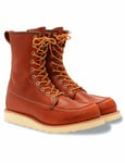 Red Wing 877 Heritage Work 8" Moc Toe Boot - Oro Legacy Leather Colour: Oro Legacy, Size: UK 10.5