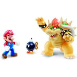 Nintendo Figures Set Mario Vs Bowser Battle Set Super Mario