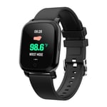 Smartwatch CV06 - Bluetooth Kroppstemperatur Puls Sportsmodes Sömn Vattentät Svart
