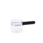 Fackelmann 2060950 Verseuse à expresso micro-ondable compatible avec de nombreuses marques, verseuse à café 4 tasses, verseuse, Verre, Plastique