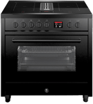 Spis - Enfasi Mistral (All Black) Induktion med downdraft-fläkt